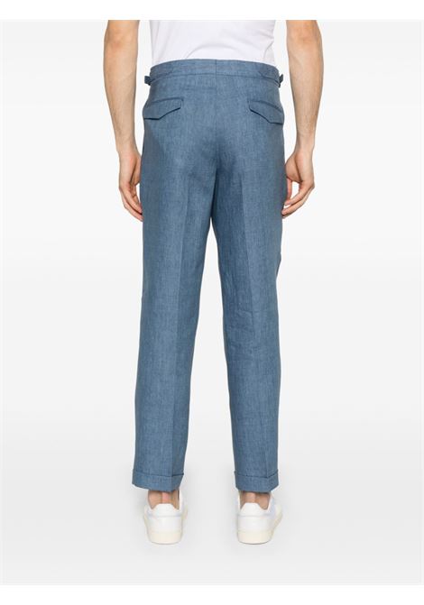 Blue linen trousers Briglia 1949 - men BRIGLIA 1949 | QUARTIERIS32511800061